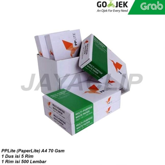 

KERTAS HVS PAPERLITE A4 70 GR PPLITE DUS (OJEK ONLY) |Top|Best