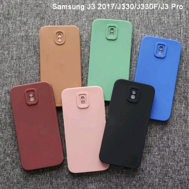 SOFTCASE MACARAON SAMSUNG J5 PRO SILIKON PRO CAMERA