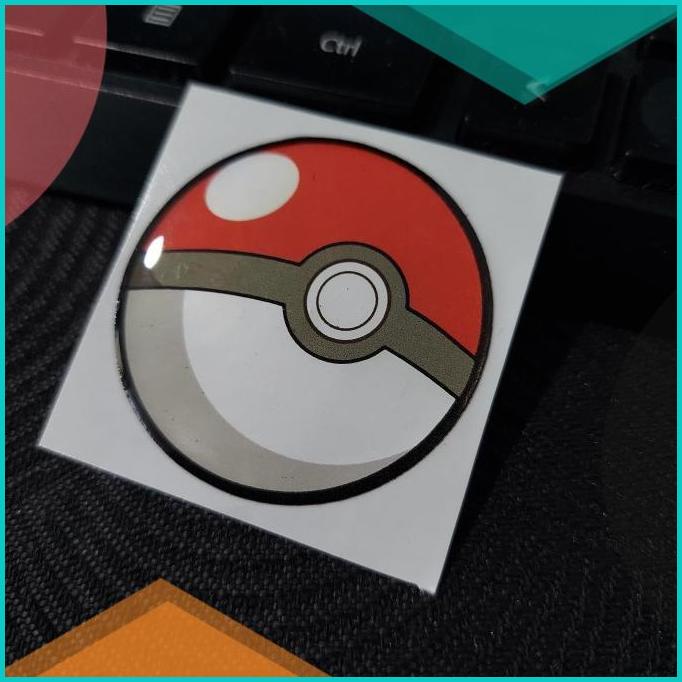 

Sticker Timbul Resin Pokemon 4.5cm 20JVLZ3 parts perkakas