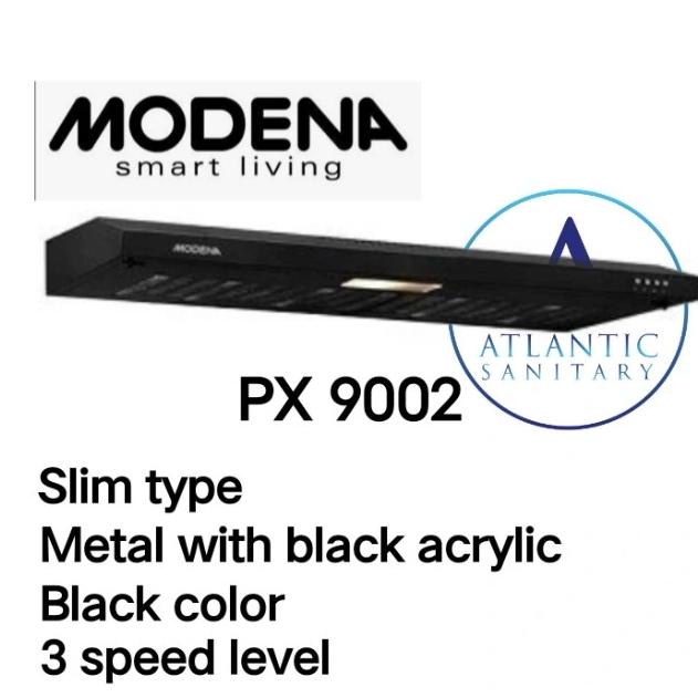 Barang Bagus Modena Px 9002/Cooker Hood 90Cm Hitam Slim Modena Px9002
