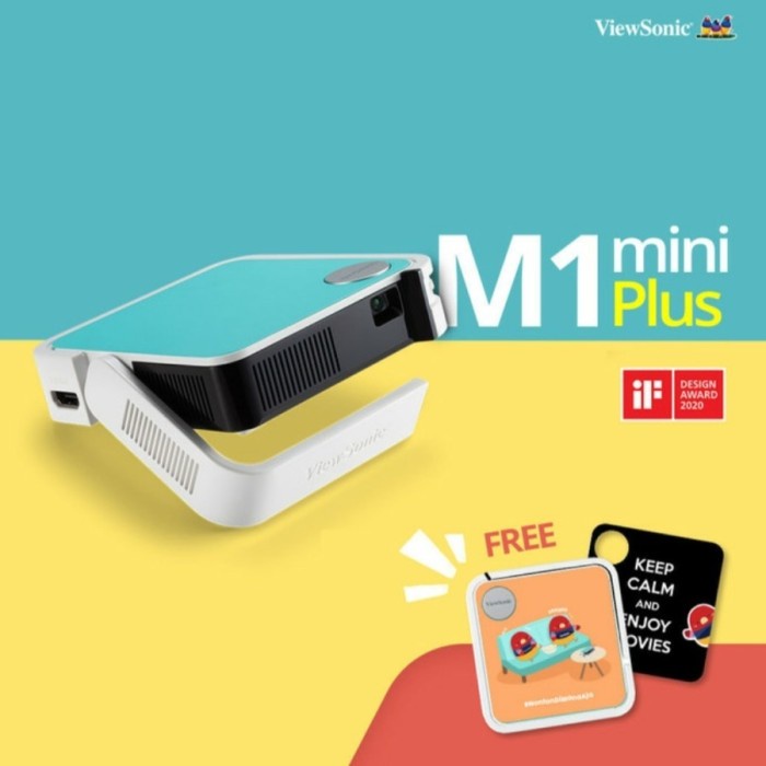 Hawas Projector Viewsonic M1 Mini Plus Wifi + Speaker Jbl Garansi 2 Tahun