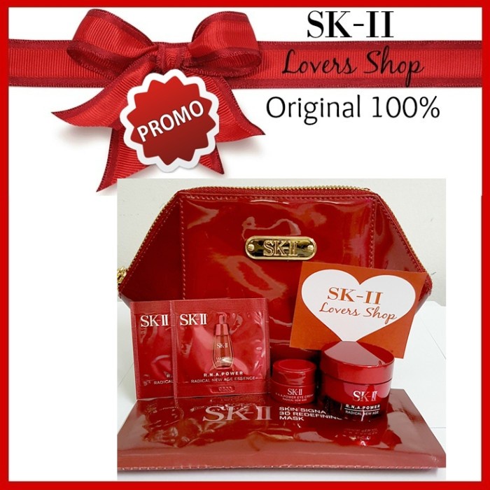Sk-Ii/Sk2/Skii Rna Power Eye + Essence + 3D Mask + Pouch