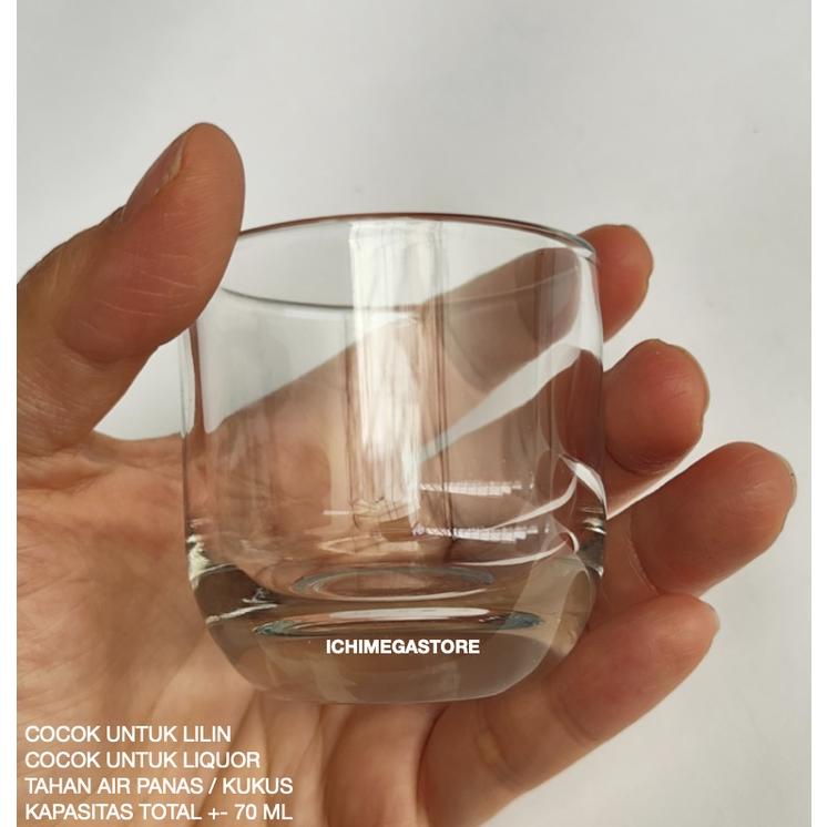 Gelas Lilin Liquor Glass Candle Glass Shot Glass Gelas Mini ICHIMEGASTORE