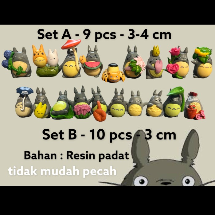 Pajangan / Figure TOTORO Resin Premium Set