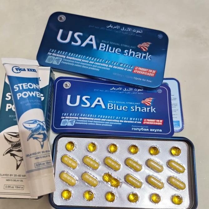 TERLARIS Kado Hadiah Ulang Tahun Blue---shark--for sttamina usa