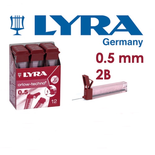 

ISI PENSIL MEKANIK LYRA 5001102 2B RF TECHNO 0.5MM