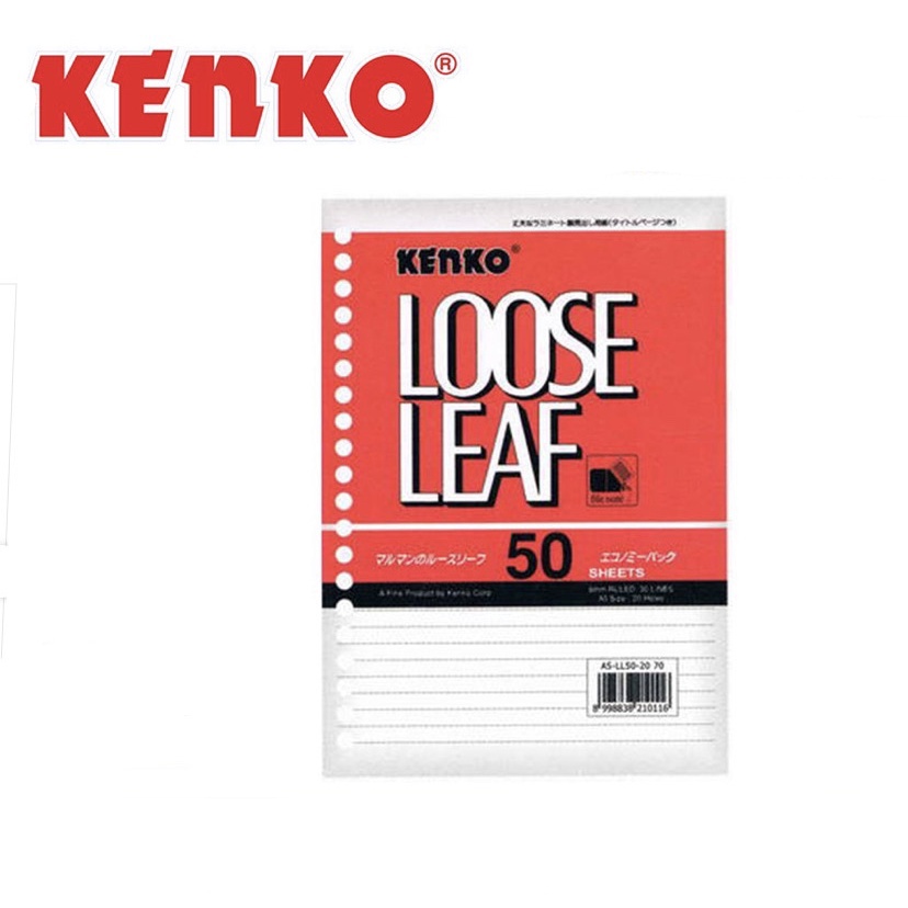 

KENKO LOOSE LEAF A5 50 LEMBAR