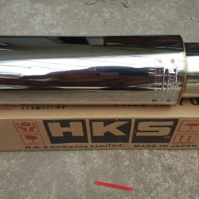 [Original] Knalpot Muffler Hks Jasma Rainbow Ukuran Medium Diskon