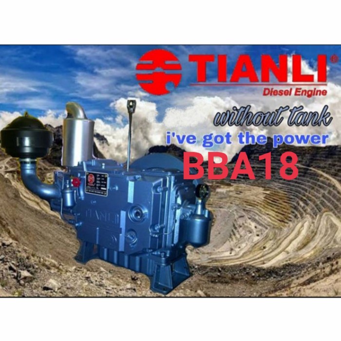 ✨Termurah Mesin Diesel Tianli S1115Y 24Hp 24Pk Tianli Engkol Tanpa Tangki Terbatas