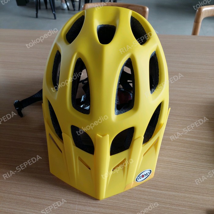 ✨Ori Helm Sepeda Helm Suomy Free - Yellow Matt Bisa Gojek