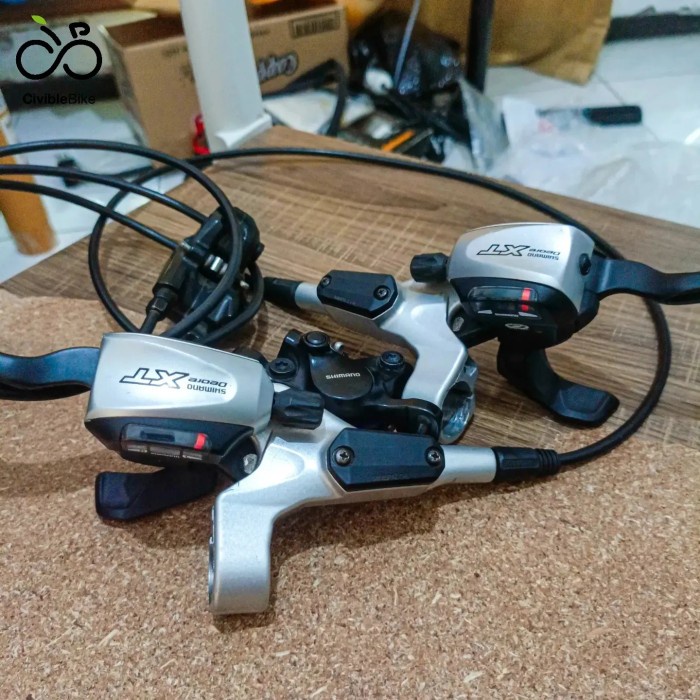 ✨Ori Shifter Dual Control Shimano Deore Xt M765 3X9 Speed Dual Control Diskon