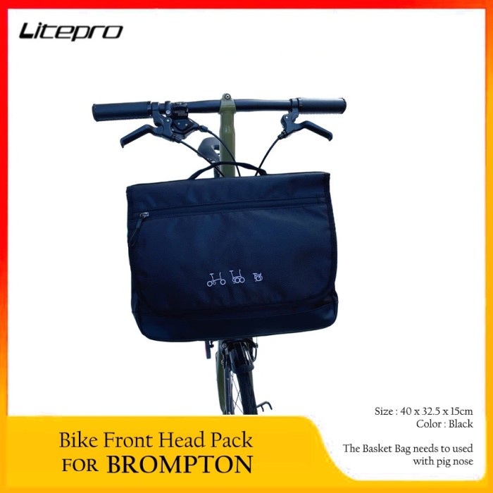 ✨Ori Litepro Tas Sepeda Lipat Dan Panniers Dengan Penutup Tahan Hujan Bisa Gojek