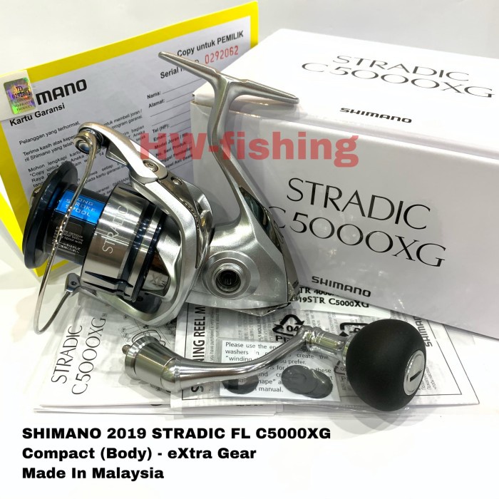 ✨Ori Shimano 2019 Stradic Fl C5000Xg Garansi Resmi Shimano Bisa Sameday