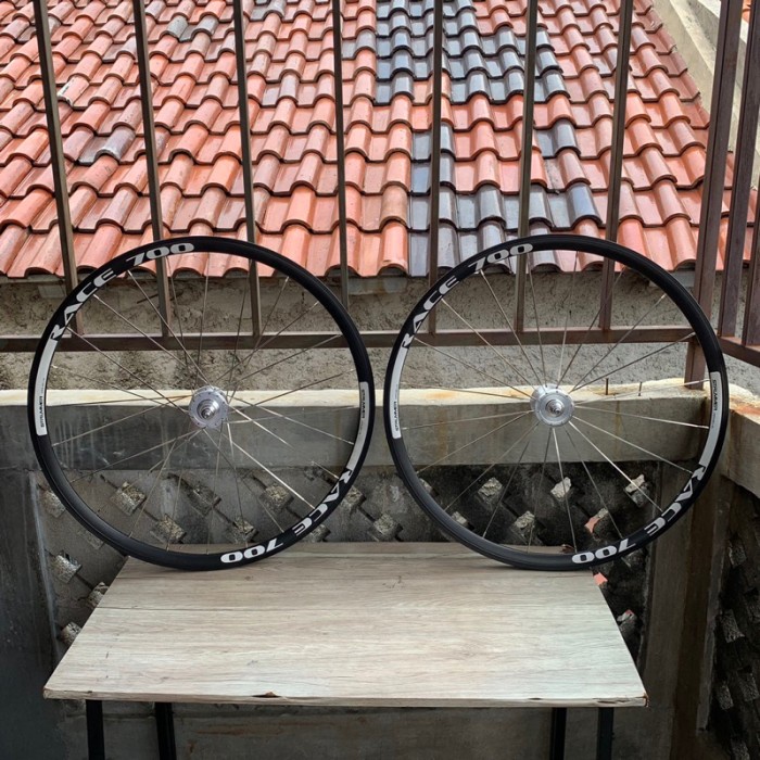 ✨Ori Wheelset Fixie 20/24 Hole Strummer Spoke Pipih Diskon