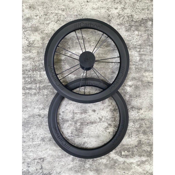 ✨New ///Carbön⁶ Wheelset For Brompton 6 Speed Internal Gear Terbatas