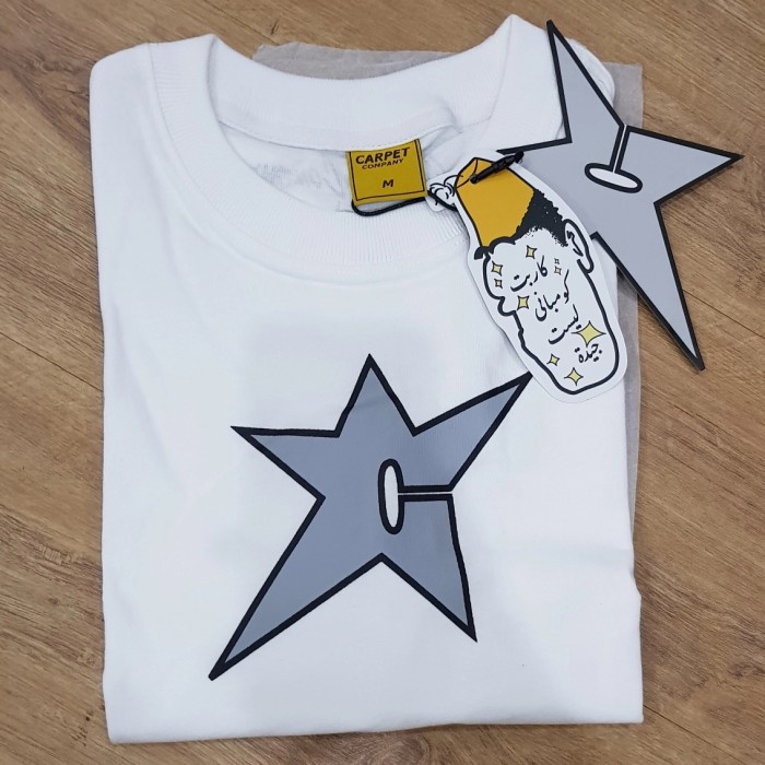 ✨New Kaos Carpet Company Tee White Star Diskon