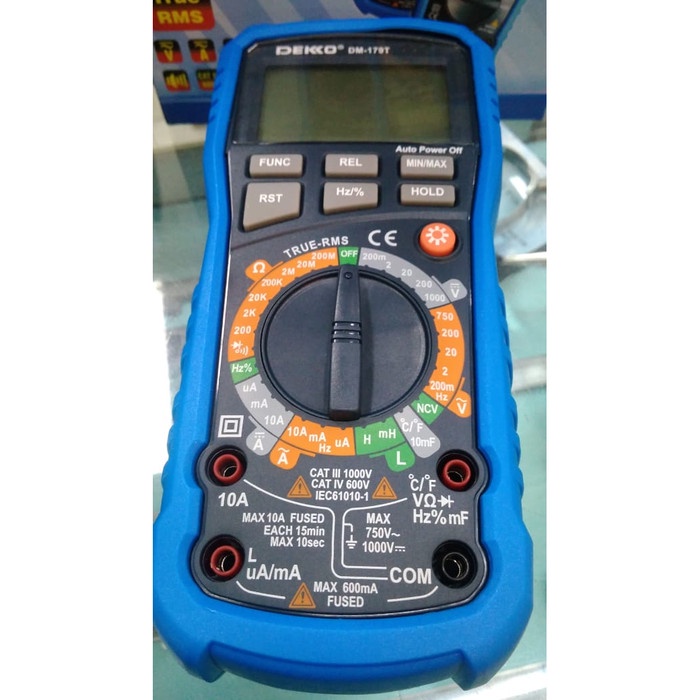 ✅Ready Digital Multimeter Dekko Dm-179T Multitester Dm179T Dan Thermometer Terbaru