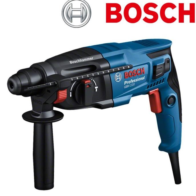 Bosch Gbh 220 Bor Beton Listrik Rotary Hammer Gbh220 2A60K0 Ready