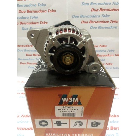 ALTERNATOR DINAMO AMPERE TOYOTA AVANZA DAIHATSU XENIA 1.3cc BODY KECIL  - SPARE PART MOBIL