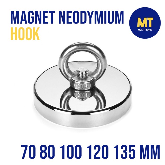 

Magnet N52 neodymium Hook Salvage Diameter 70 80 100 120 135mm