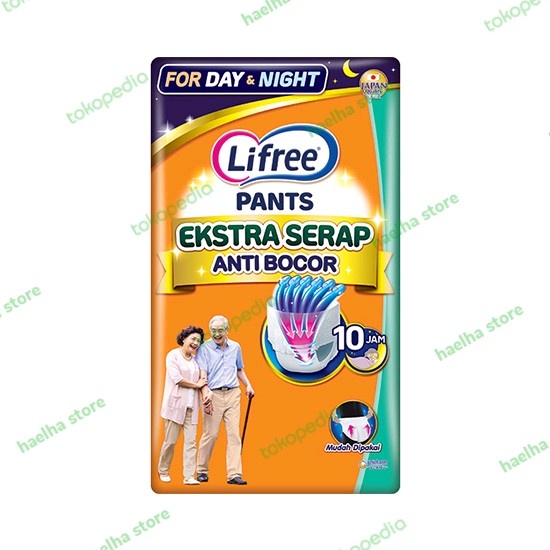 Promo Lifree Pants Ekstra Serap / Lifefree Popok Celana Dewasa M, L, Xl