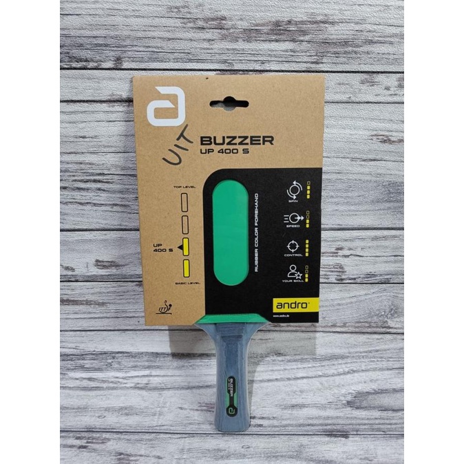 Bet Pingpong Tenis Meja Andro Buzzer Up 400 S Green  Ittf Original Fl Kode 937