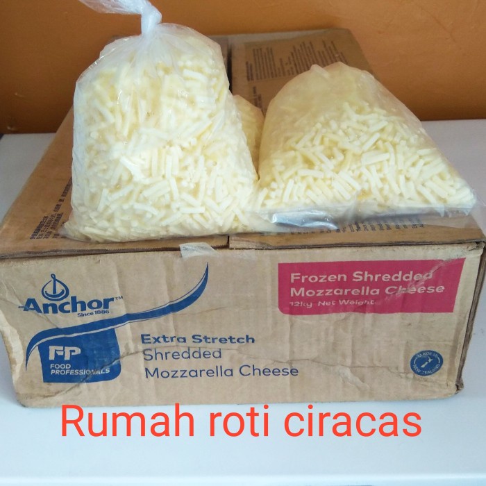 

Mozzarella Parut 500Gr Anchor Keju Shredded Cheese 500 Gr Repa