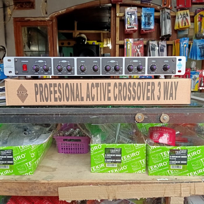 {NurulShop} crossover aktif 3 way sound system audio rakitan Murah