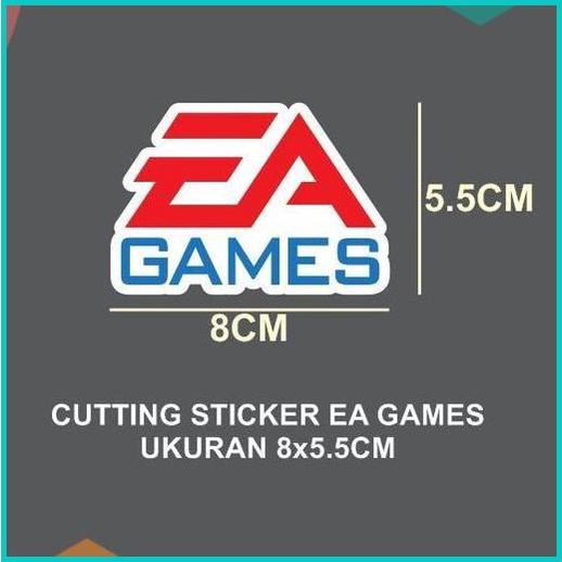 

Cutting Sticker EA GAMES 8x5.5CM Stiker Game Bahan Oracal 20JVLZ3 lim