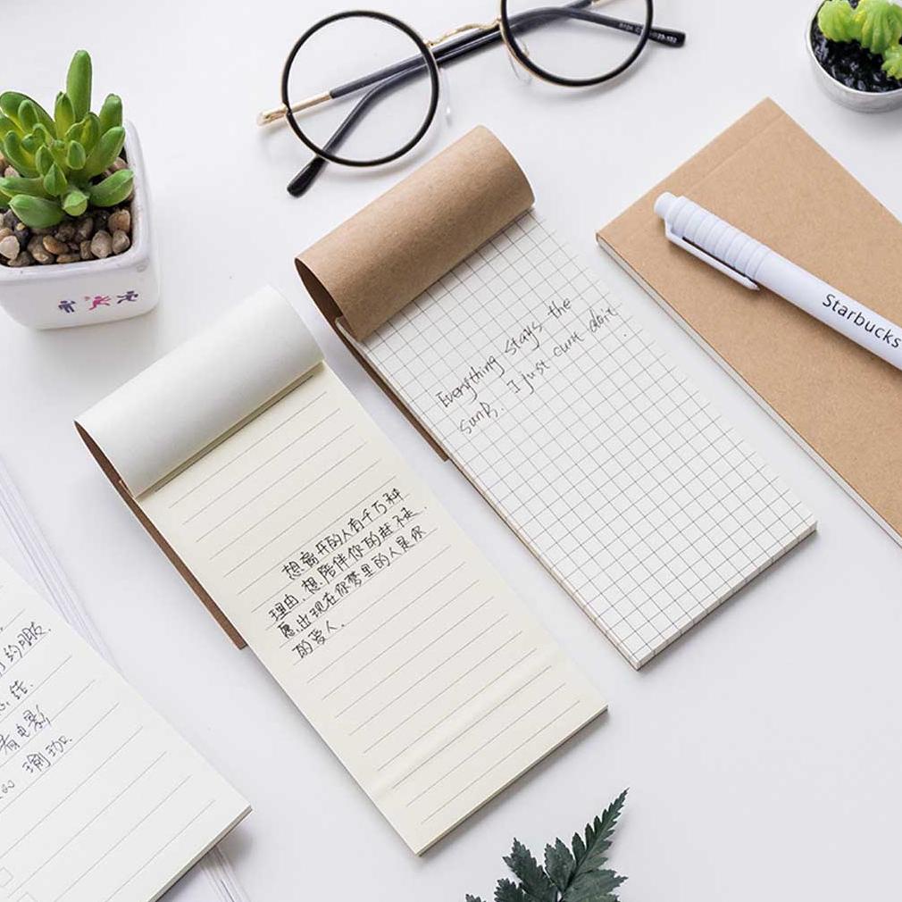 

NOTEBOOK SAMPUL KRAFT ISI GRID PLANNER TODO LIST POLOS