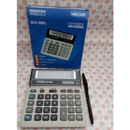 

Kalkulator Citizen SDC 868L/Calculator 12 digit Citizen SDC-868L