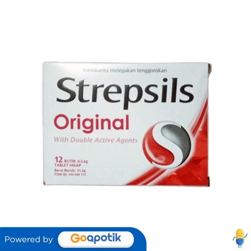 

STREPSILS ORIGINAL BOX 12 TABLET