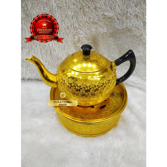 Teko Cuci Tangan Cucian Tangan Arab Gold Dan Silver Ceret Alumunium Promo Terbaru Teko