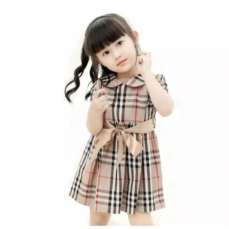 Dress Anak Perempuan 3 4 Tahun 2 5 6 Cewek Umur 9 12 Thn 1 7 8  Rok Model Pendek Midi Outfit Keren G