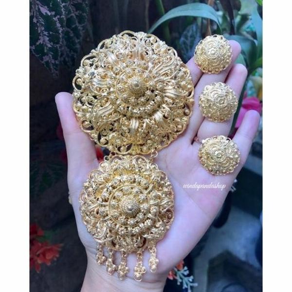 Bros alpaka kebaya bali matahai tanpa mata + cerorot