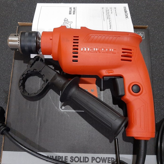 ✅Baru Mesin Bor Listrik 13 Mm Maktec Mt80B Diskon