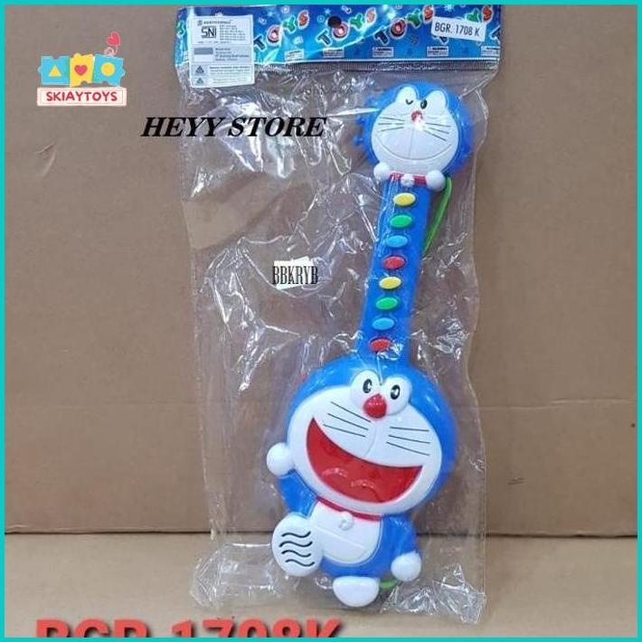 Skiatoys MAINAN MUSIK ANAK ANAK GITAR DORAEMON BGR1708K MAINAN GITAR PIANO ANAK