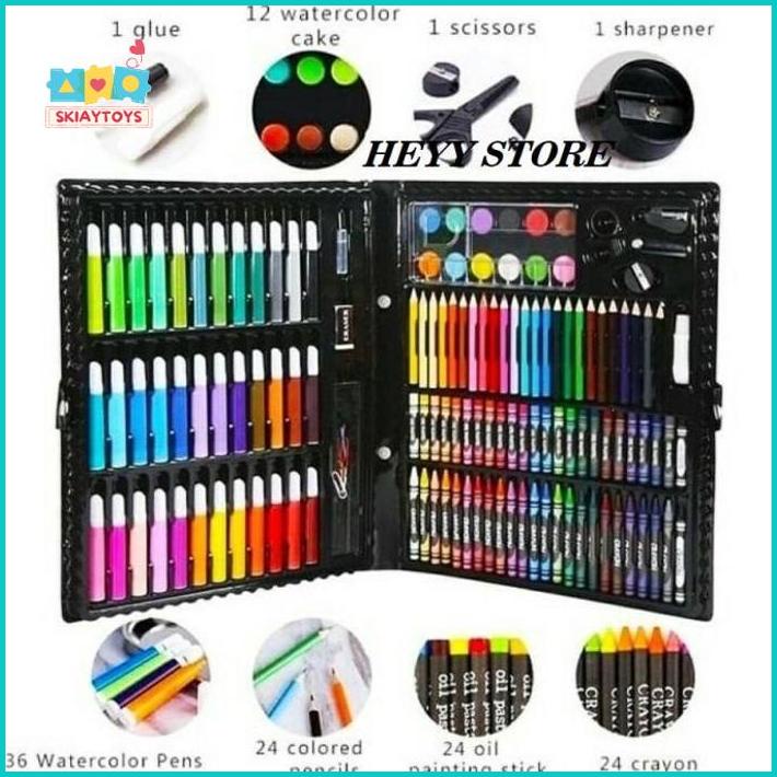 

Skiatoys CRAYON SET 150 PCS CRAYON ANAK ANAK CRAYON MELUKIS CRAYON SET LENGKAP