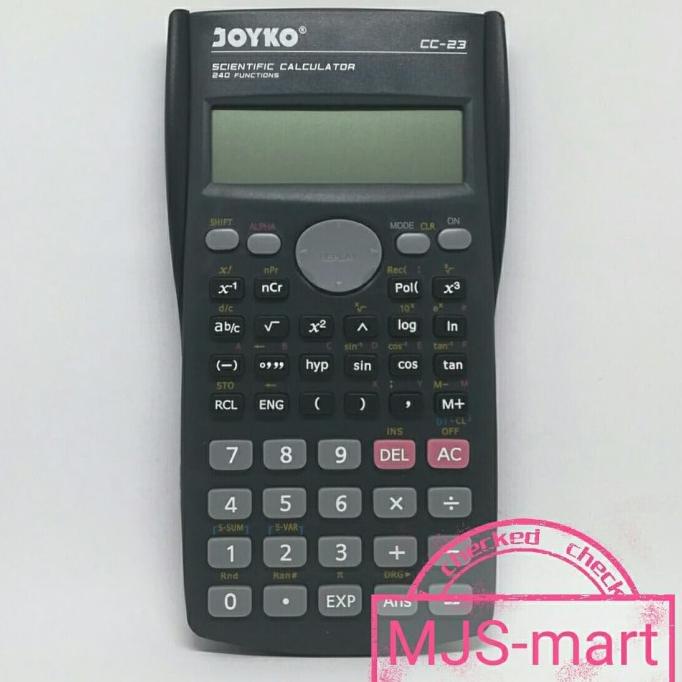 

Calculator atau Kalkulator Scientific Joyko CC-23