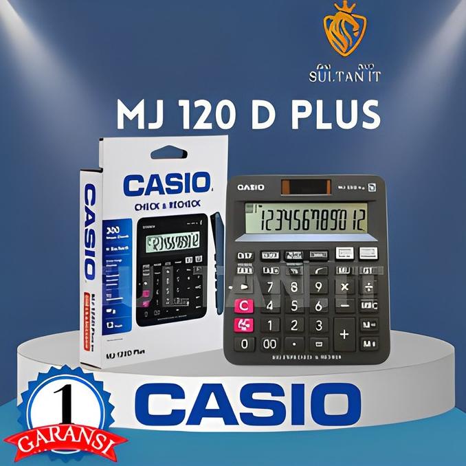 

Kalkulator Casio MJ 120 D PLUS CHECK CORRECT Original