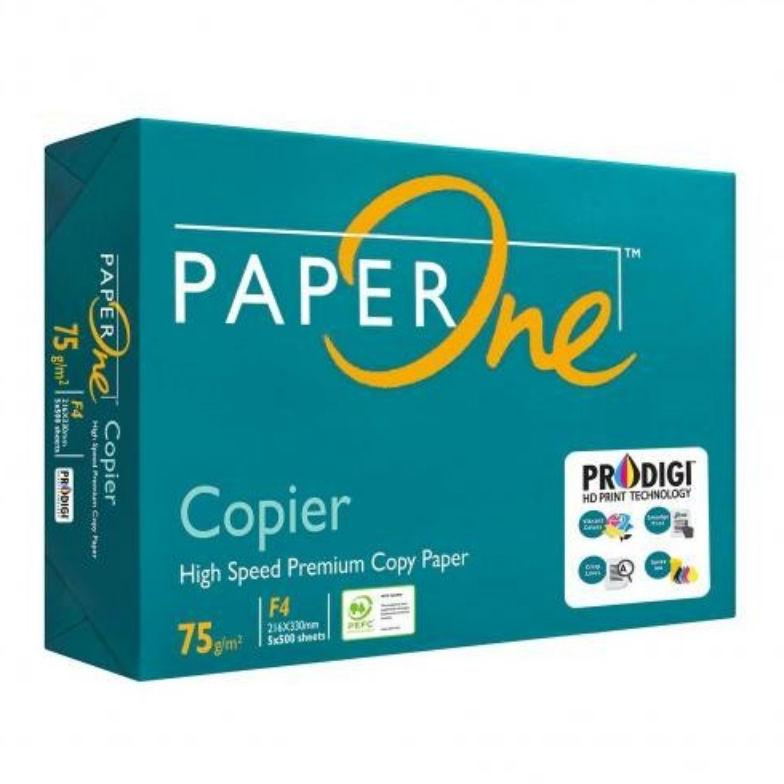 

Model Baru Kertas HVS A4 / F4 PAPER ONE 75gram (1 rim) .,