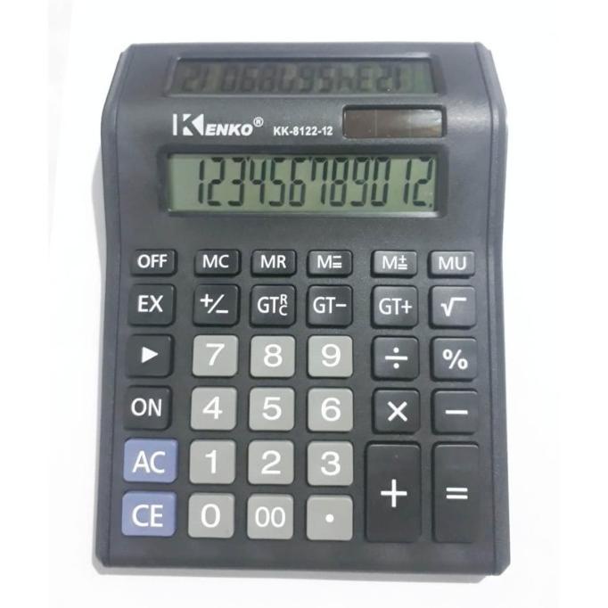 

KALKULATOR KENKO CT 8122 - 2 LAYAR - 12 DIGIT - KALKULATOR BESAR