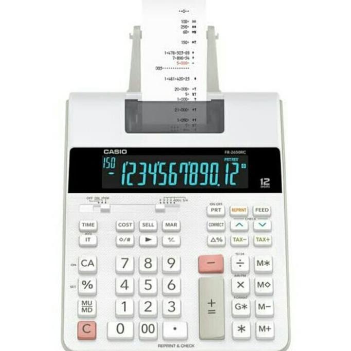 

Calculator Casio FR2650RC Calculator struk Printing Garansi 1 Tahun