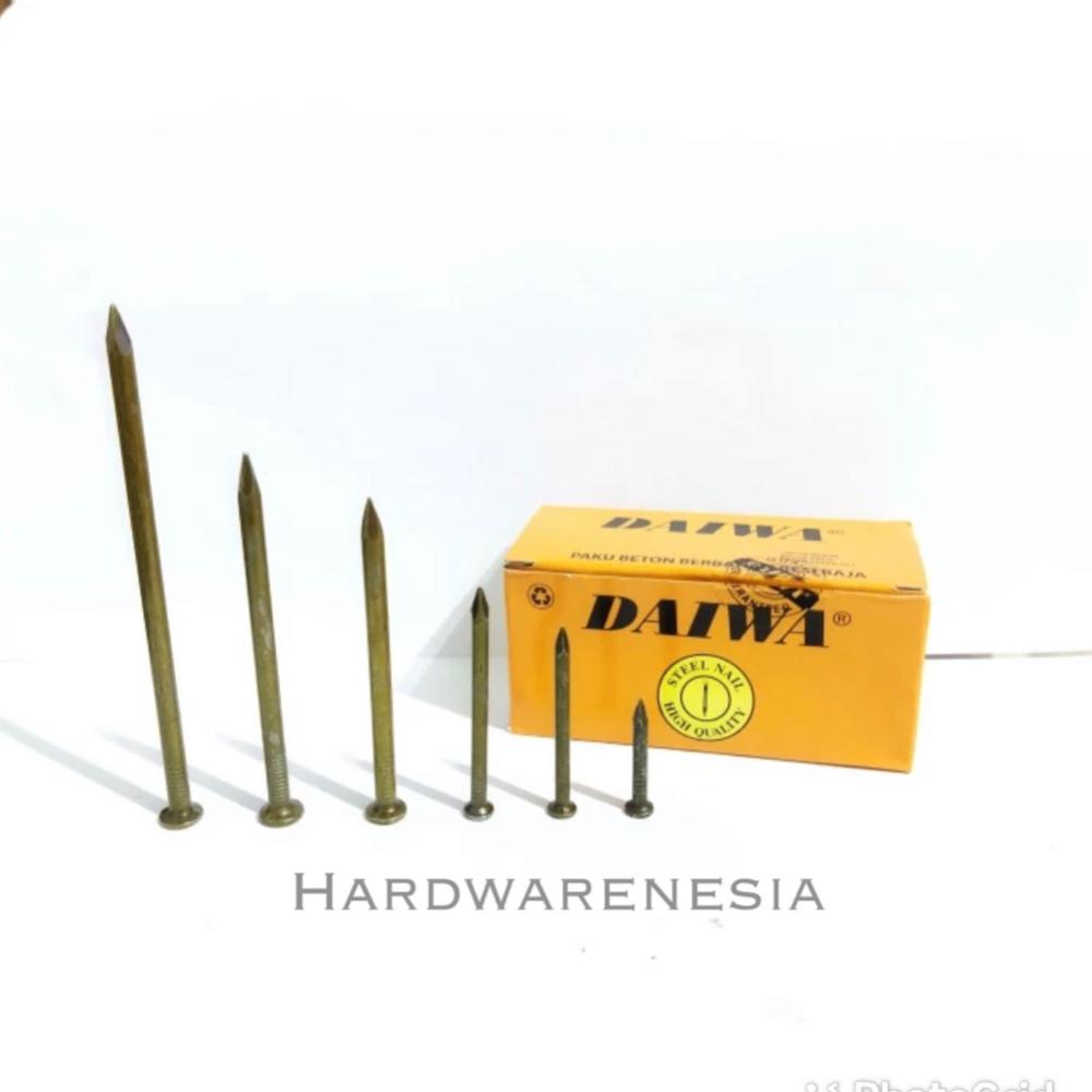 New - DAIWA Paku Beton Kuning 2 inch inci 5 cm isi 100 PER BOX ,.