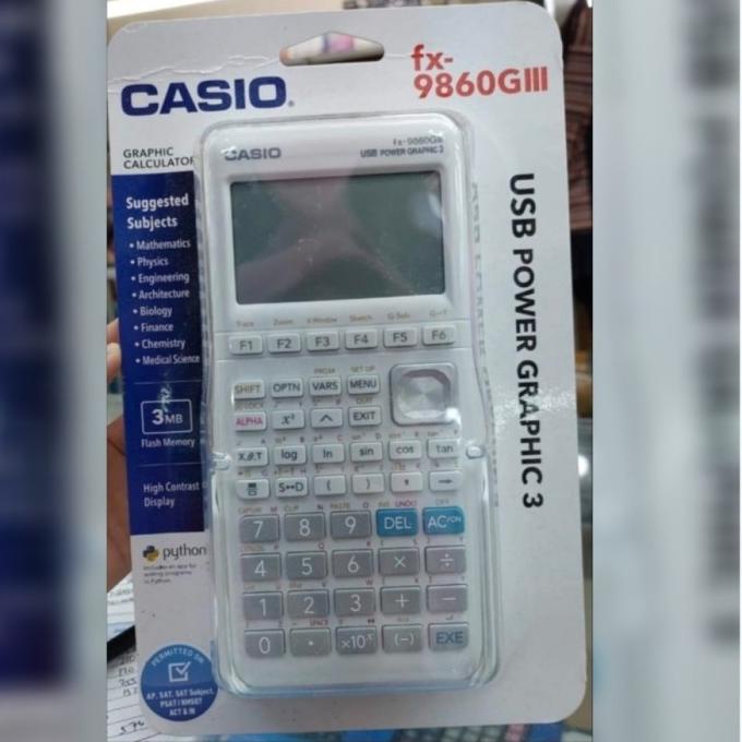 

Casio KALKULATOR Calculator Scientific FX 9860 G III FX9860G3 9860 G3