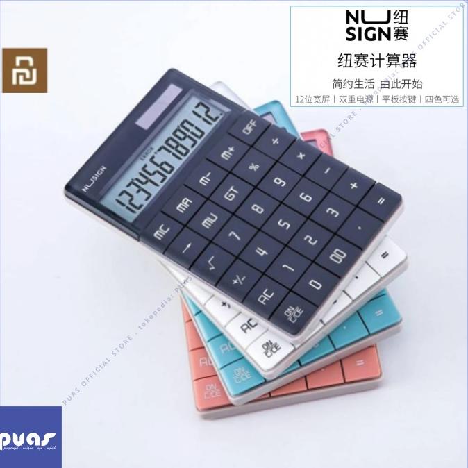 

NUSIGN Calculator 12-bit Dual Power Flat Panel kalkulator