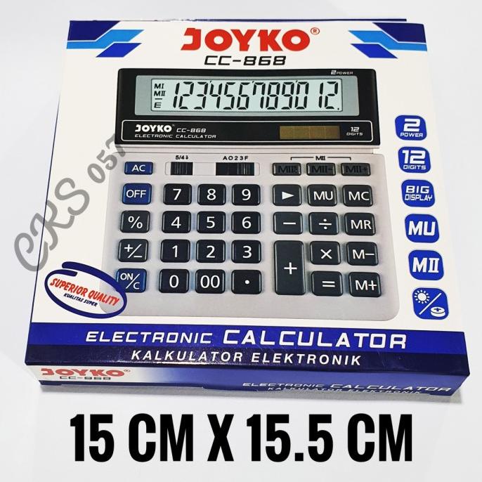 

Calculator Joyko CC-868 12 Digit