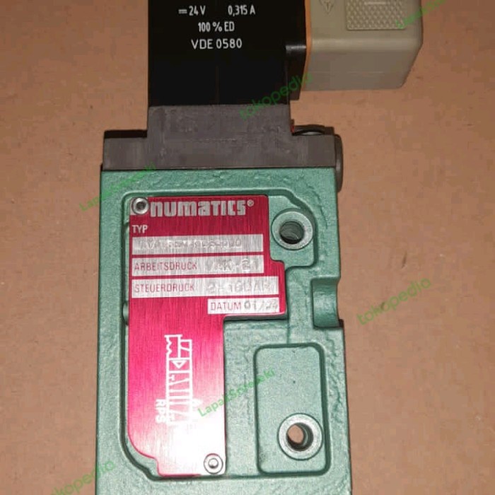 ✅Baru Solenoid Numatics Lv078Em40Ggs000 24 V Dc 16Bar Terbatas