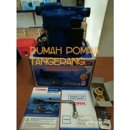 [Original] Pompa Air Booster/Pompa Dorong Otomatis York Italy Gararansi 12 Bulan. Terbaru