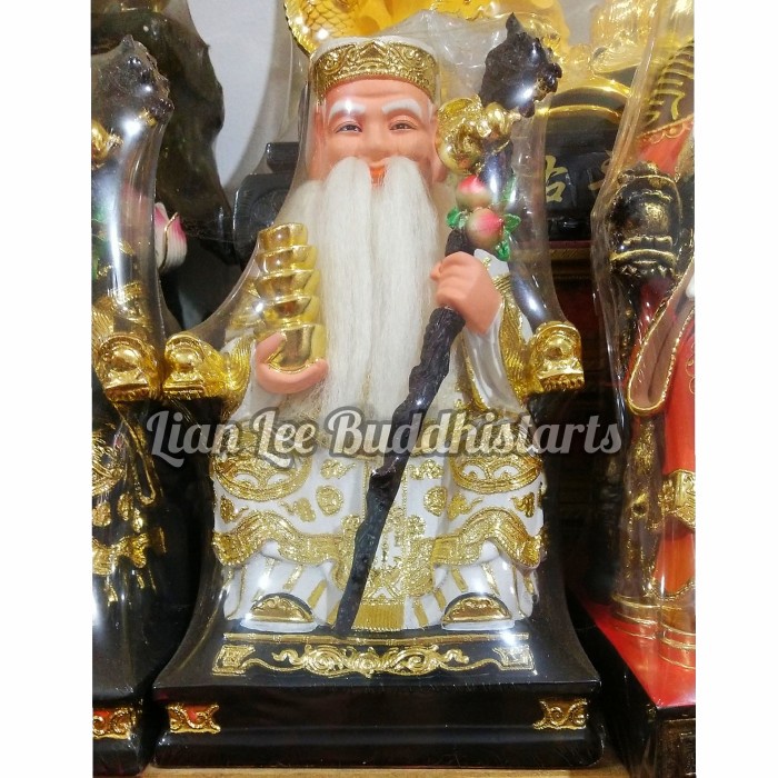 [Original] Patung Dewa Bumi Fiber Hoktek Tutikong Warna Putih Diskon